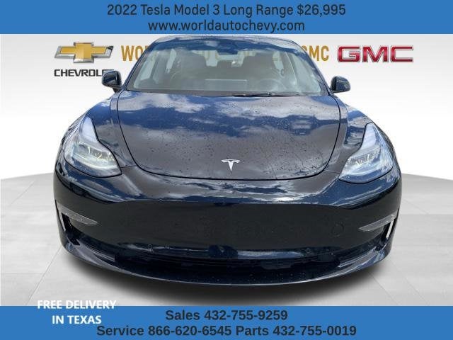 Used 2022 Tesla Model 3 Long Range with VIN 5YJ3E1EB5NF187467 for sale in Pecos, TX